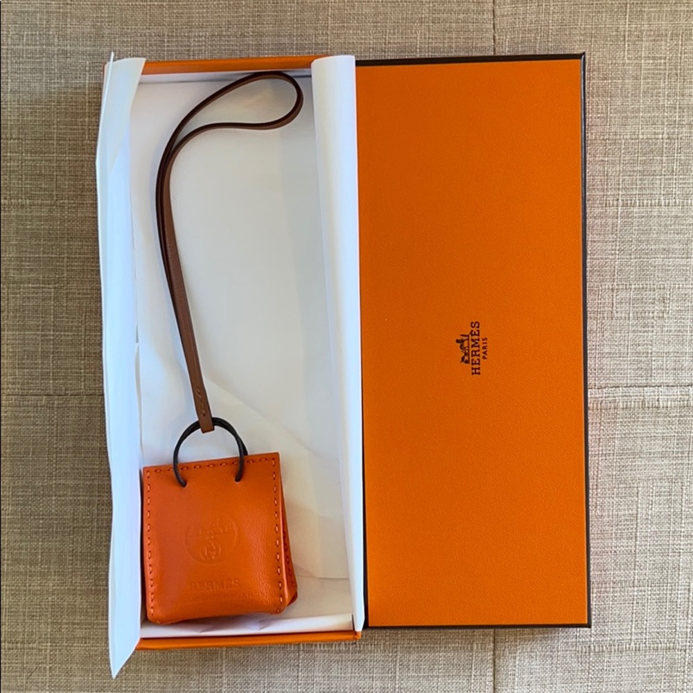 Hermes Shopping Bag Charm Milo